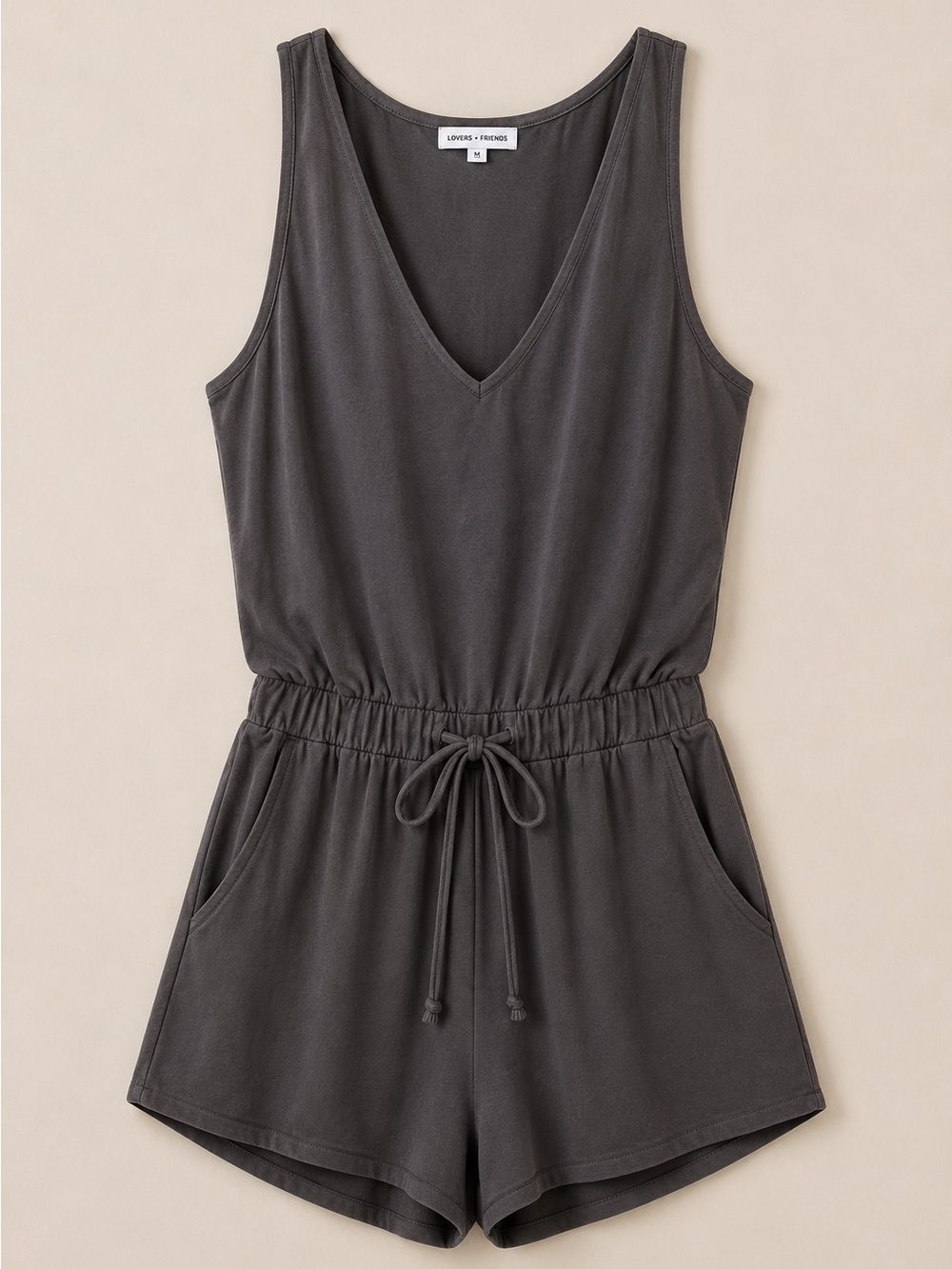 Lovers & friends grey romper SO SOFT great material size medium